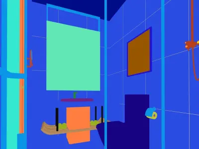 Bathroom  Low-poly 3D model