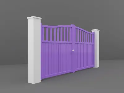 Outdoor Gate  3D model
