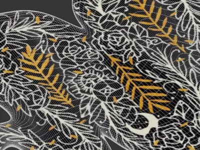 Ikea Art Event 2019 Supakitch Rug 3D model