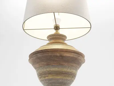 Wooden Lampshade 3D model
