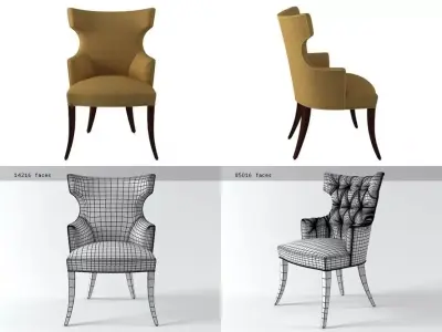 Athens Chair 2901A 3D model
