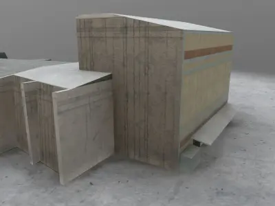 EDDH Storage 3 Low-poly 3D model