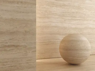 Travertine Material and Tiles - set 02 Texture