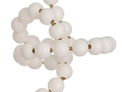 Voltige de Perles Chandelier 3D model