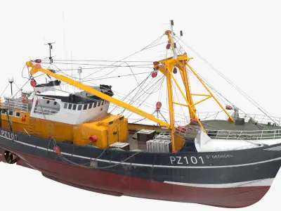  Trawler Fishing Vessels Collection 