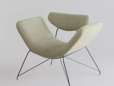 Reversivel Chair Low-poly 3D model