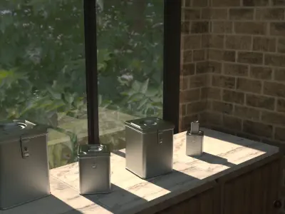 The Steel Containers 3D model