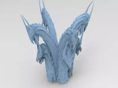 Dragon Cult Elites Tower Heads 3D model