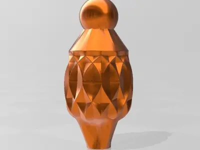 Decorative finial form  3D print model
