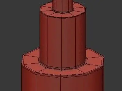 Untitled bamboo idl chandelier 3D model