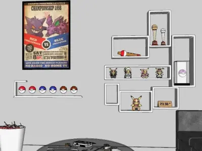 Pokemon Room 3D model