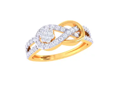 Women Ring Render 3dm STL OBJ FBX Details  3D print model 5