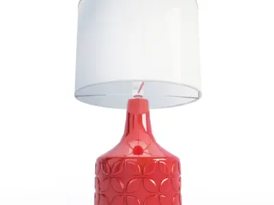 3 Graphic Table Lamps 3D model