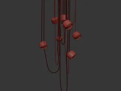 industrial shade lights 3D model