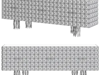 Il Pezzo Mancante IL PEZZO 10 CREDENZA Low-poly 3D model