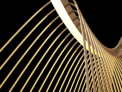 roche bobois parabola suspension 3D model