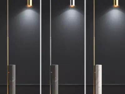 Alma Floor Lamp Circa Lighting  3D model