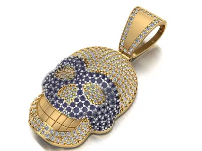 Ghost pendant 3D print model 3D print model