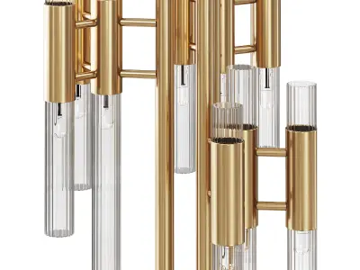 waterfall floor lamp by luxdeco 3D model