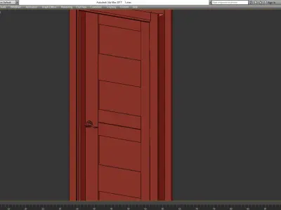 Bianco Noble Belldinni Modern Interior Door 3d model Low-poly 3D model