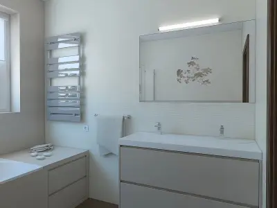 Wonderful bathroom 3D model