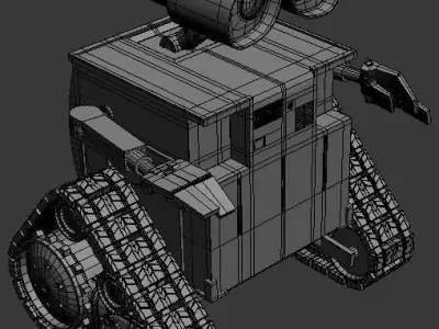 Robotic Film Character 3D model