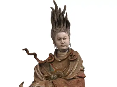 Deity Statue Sculpture07 3D model