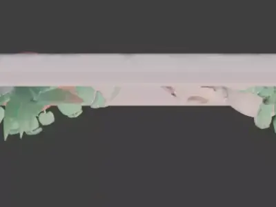 Lo-Fi Bedroom Window 3D Model V02 Low-poly 3D model