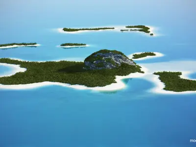 Tropical Island 3D model