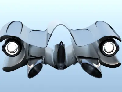 Spaceship Sci-fi 3D  3D model