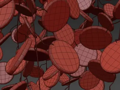 Pendant chandelier Campobasso 33-Light Chandelier  3D model