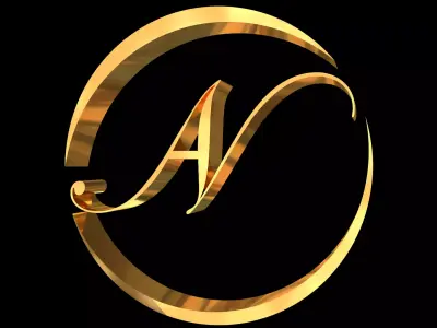 AN Logo 3D Design 3D model 3D model