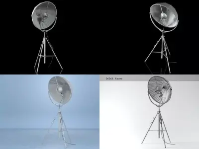 Fortuny Floor Lamp 3D model