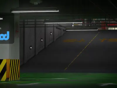 Tw Parking Garage 3D model