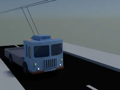 trolleybus 3D model