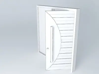 Gate entrance open Free 3D model