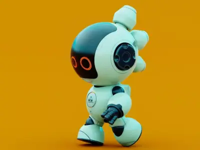 ROBO G-3  Rigged for Unreal Engine - Unity - MIXAMO 3D model