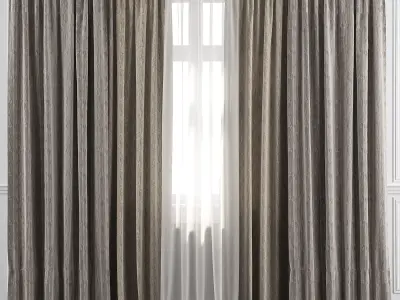 Curtain Set 27 3D model
