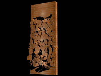 3d Mapping Wall Breaking 3D model