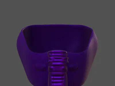 Gas mask helmet 3d model scifi Low-poly  Low-poly 3D model 210