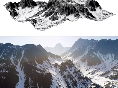 Mountains n21 3D model
