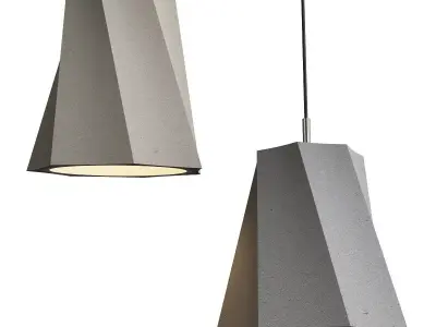 Castle Swing Mini Pendant Light Low-poly 3D model