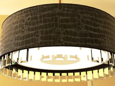 Pendent lamp rounded 3D model