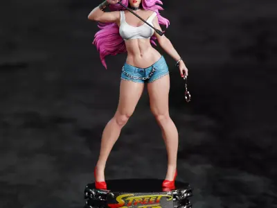 Street Fighter Poison 3D print model purchase