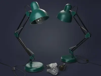 Table lamp 3D model 133