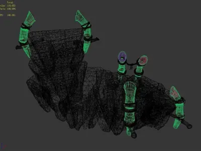 New Village - Stone Bridge 3D model