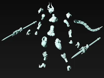 SA-20 Pasithea 3D print model