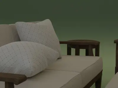 Outdoor furniture Free 3D model