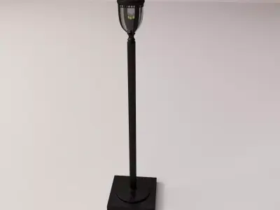 Light Post v2 3D model