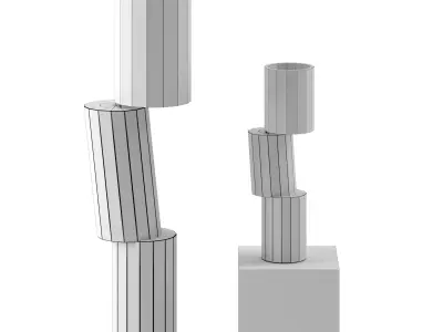 Floor lamp MCL2 by Martin Laforet 3D model